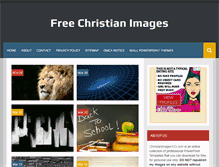 Tablet Screenshot of christianimages123.com